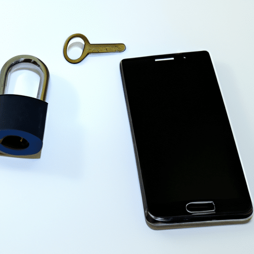 Tional physical lock with a key, contrasted with a digital code lock with a smartphone
