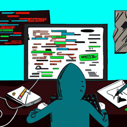 Ate a person at a computer writing code, surrounded by the tools and resources they need to begin automating and scripting