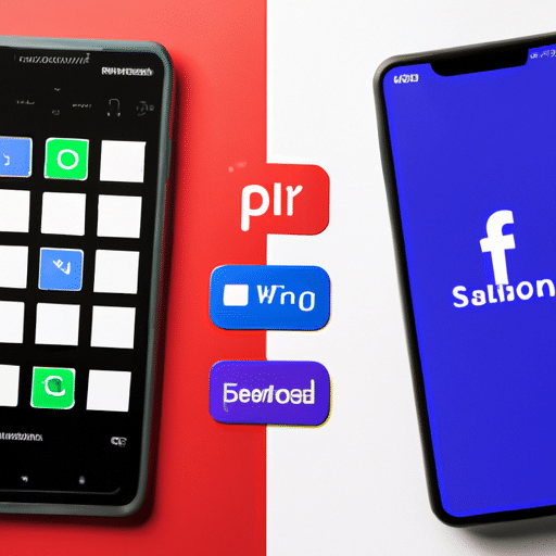 By-side comparison of an app-centric platform and a traditional platform, showing the differences in design and features