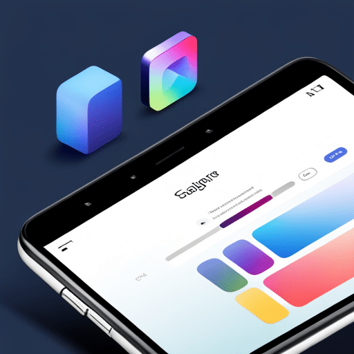 Ner-friendly app interface showcasing a range of customization options for customizing colors, fonts, and icons