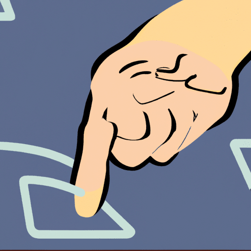 Stration of a finger tracing a path along a touchscreen, emphasizing key areas to press and drag for successful app shortcuts and gestures