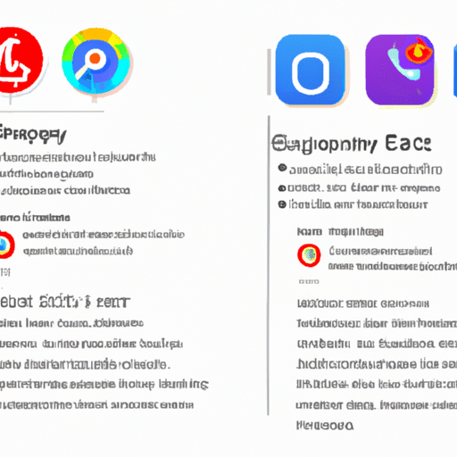 S of four illustrations showing the different types of app updates: emergency patch, bug fix, minor update, and major update